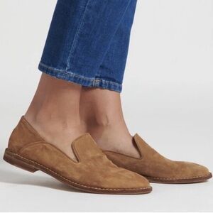 NEW Indigo Rd Heather Flat Loafer Brown Faux Suede Women’s Sz 7.5